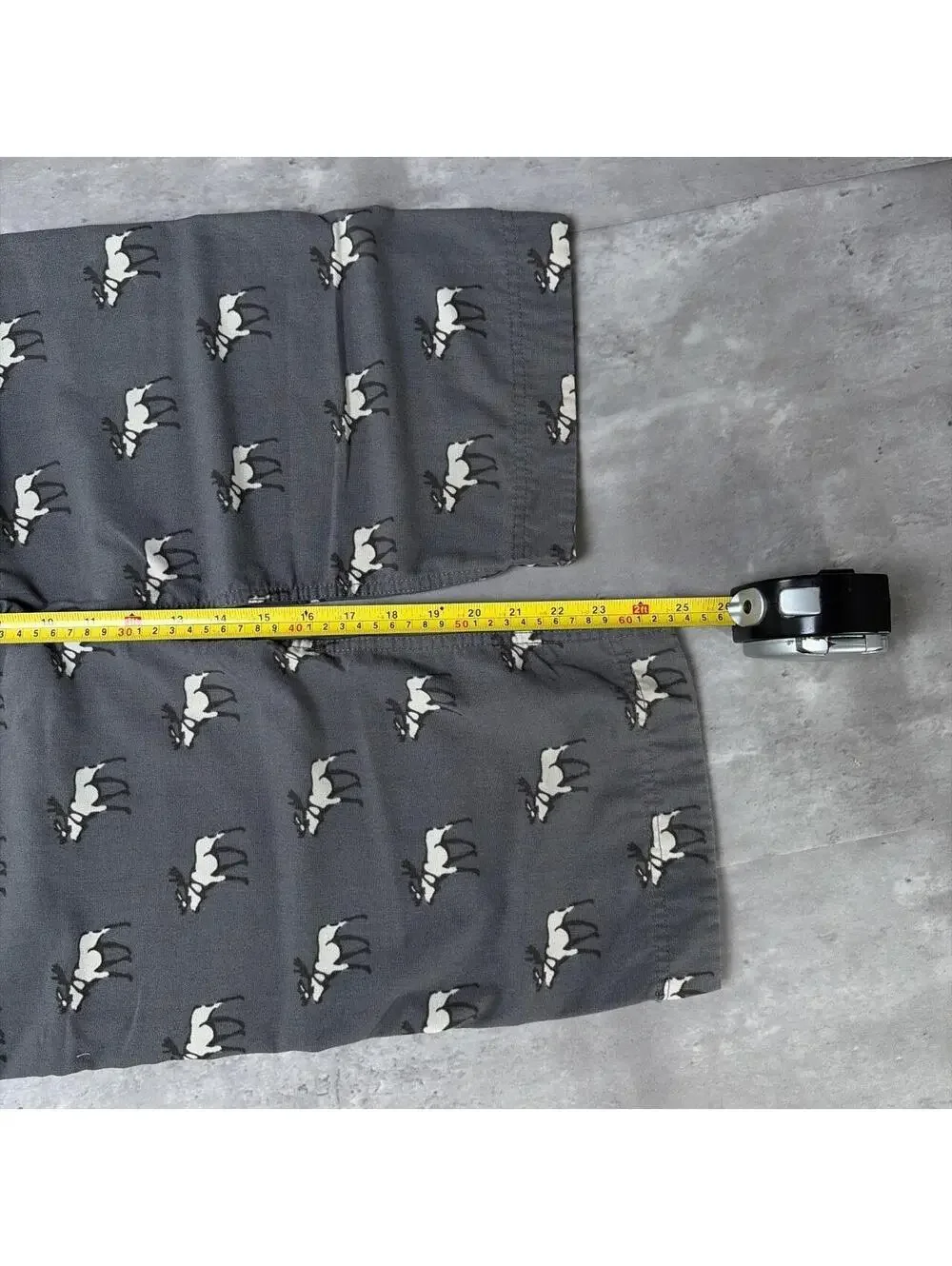 Y2K Grey Abercrombie & Fitch Grunge Baggy Skater Pajama Pants